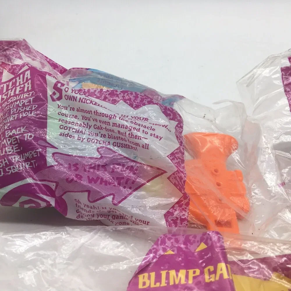 Vtg 1992 Nickelodeon Game Gadgets McDonalds Happy Meal Toys Lot 4 Slime Mike